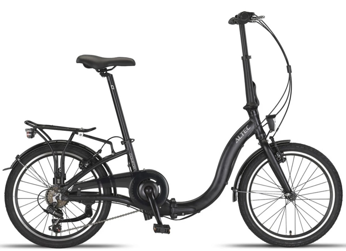 Altec Comfort 20 Inch Vouwfiets Zwart